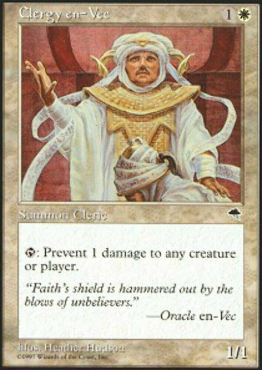 Clergy en-Vec Tempest - MTG