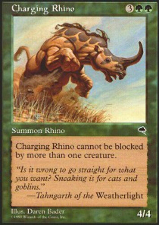 Charging Rhino Tempest - MTG