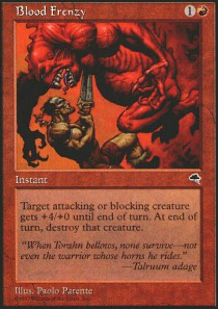 Blood Frenzy Tempest - MTG