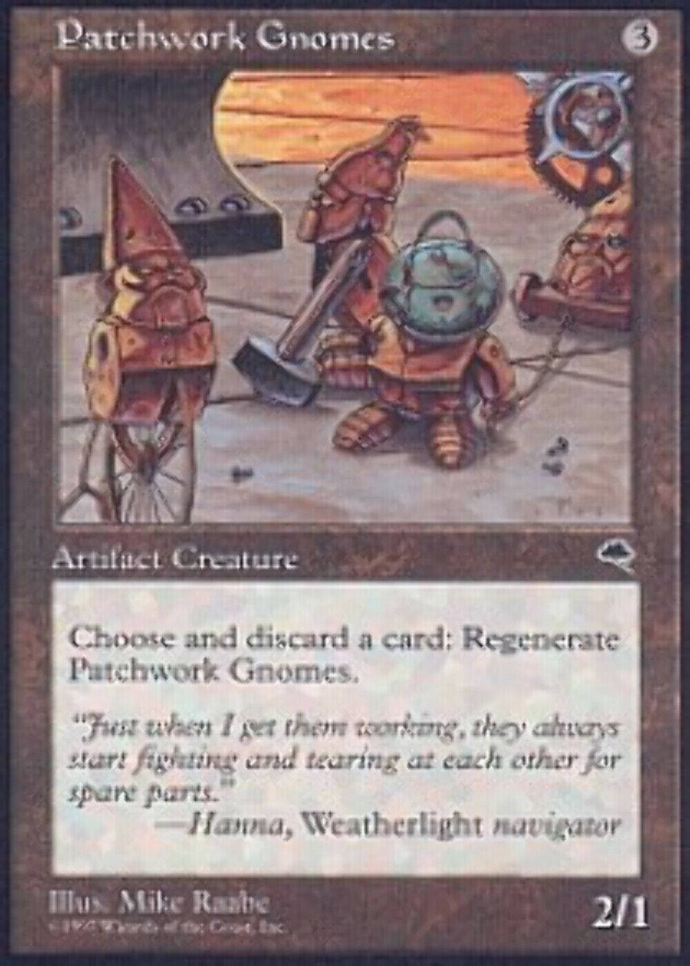 Patchwork Gnomes Tempest - MTG