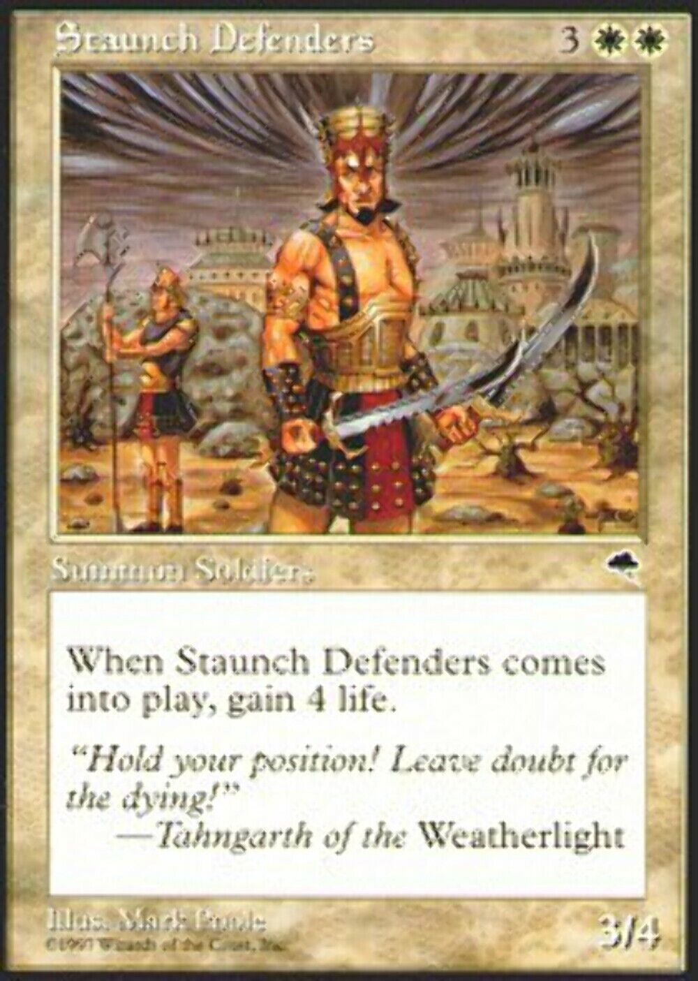 Staunch Defenders Tempest - MTG