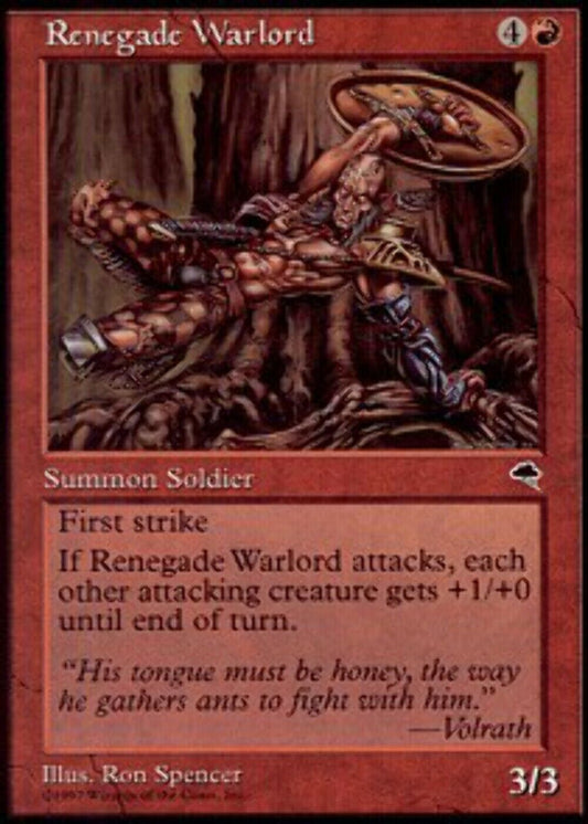 Renegade Warlord Tempest - MTG
