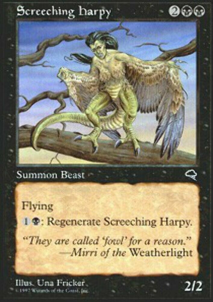 Screeching Harpy Tempest - MTG
