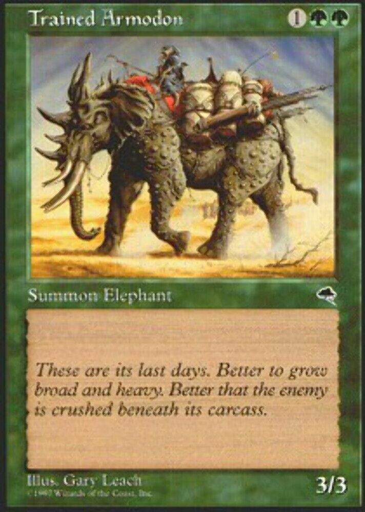 Trained Armodon Tempest - MTG
