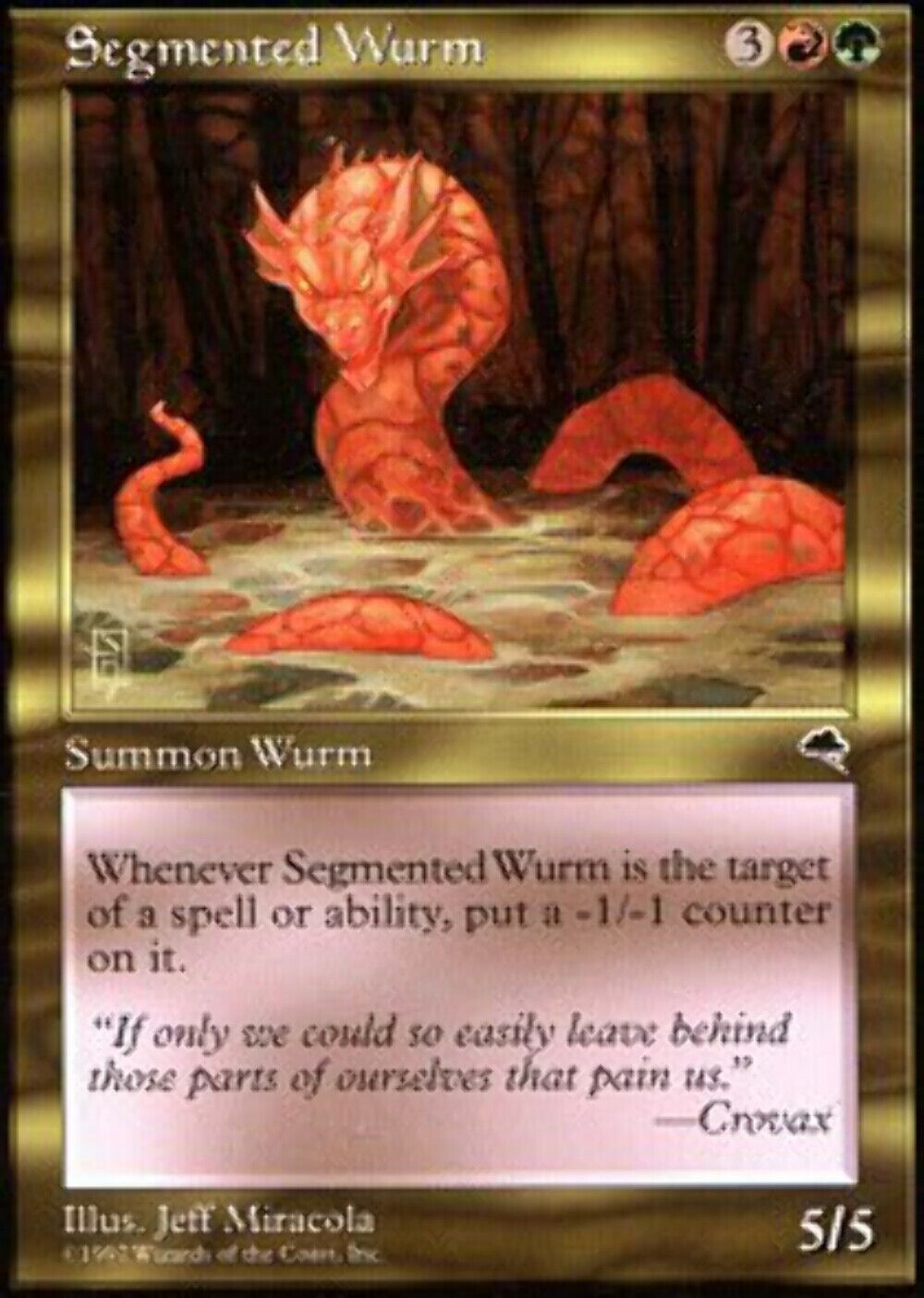 Segmented Wurm Tempest - MTG