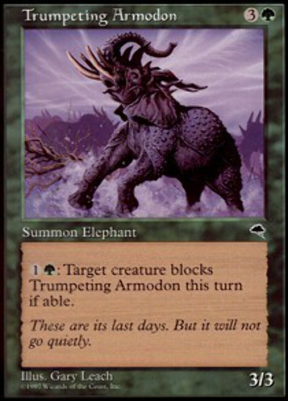 Trumpeting Armodon Tempest - MTG