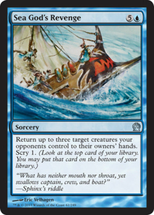 Sea God's Revenge Theros - MTG