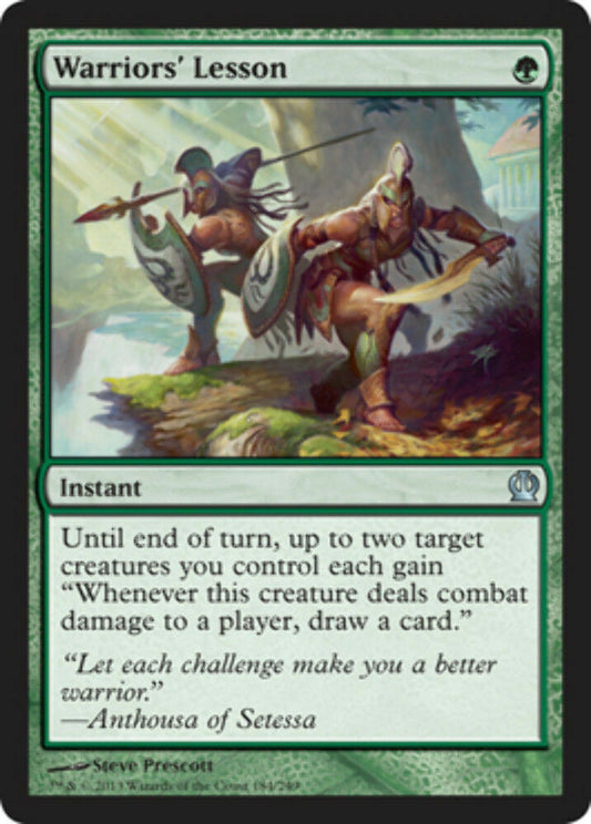 Warriors' Lesson Theros - MTG