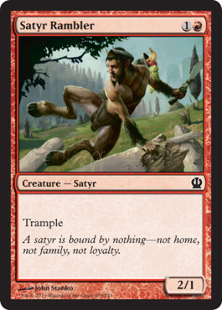 Satyr Rambler - Theros - MTG