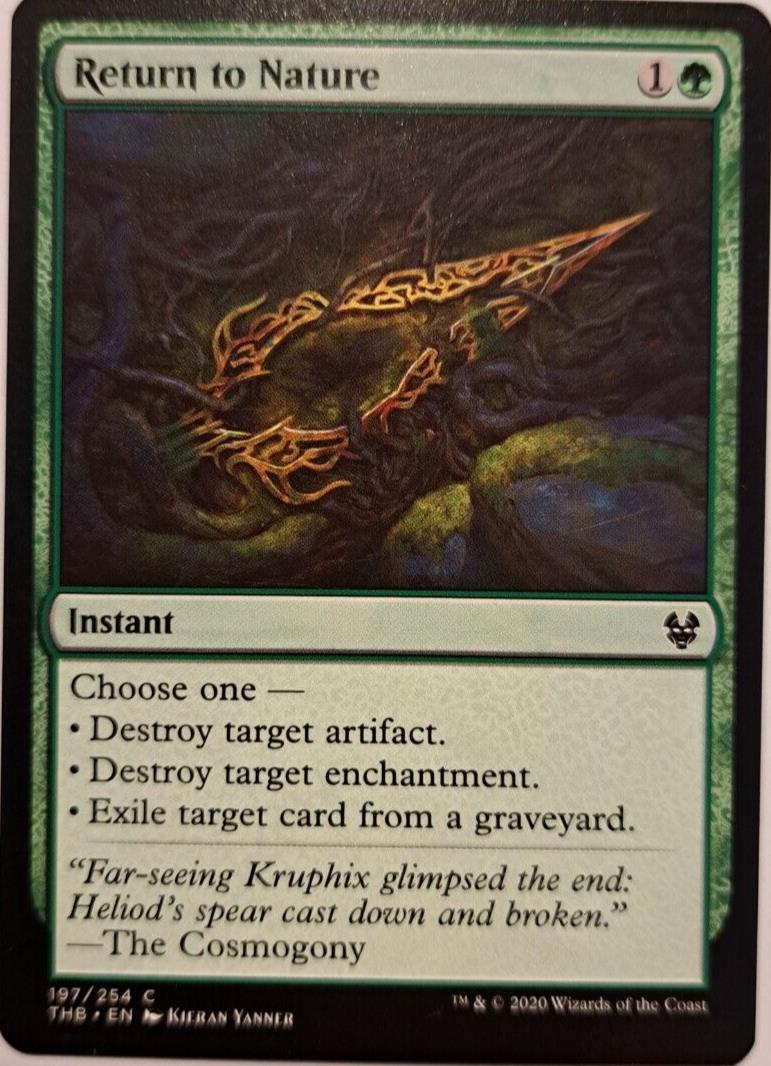 Return to Nature - Theros Beyond Death - MTG