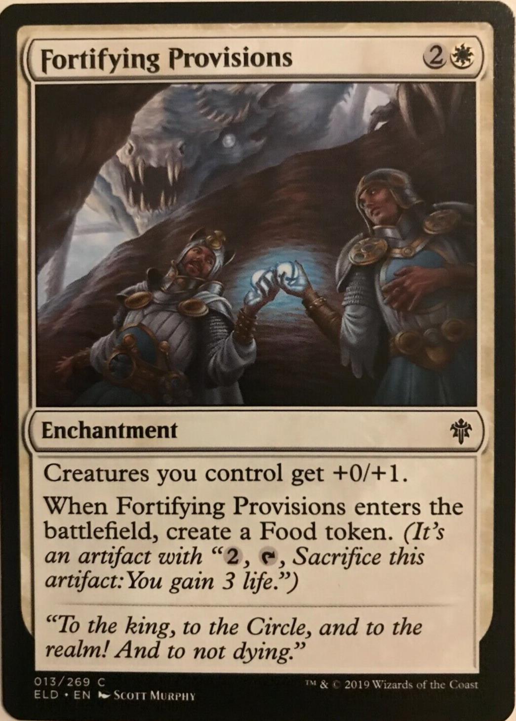 Fortifying Provisions - Throne Of Eldraine  - MTG