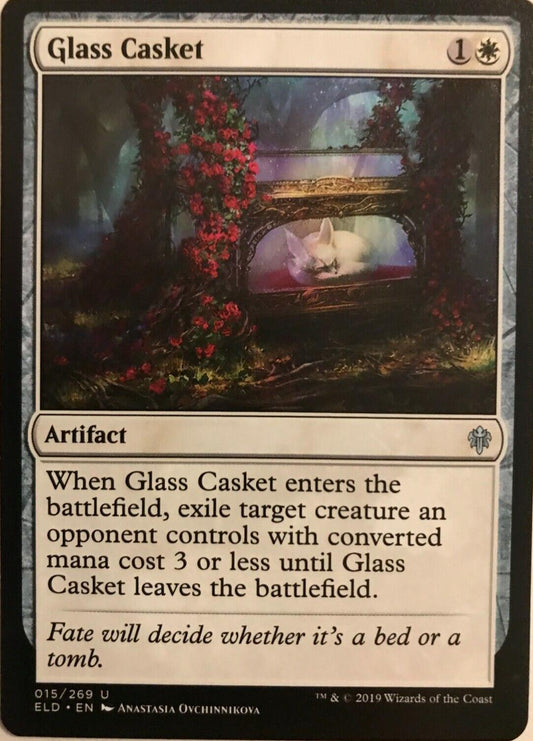 Glass Casket - Throne Of Eldraine  - MTG