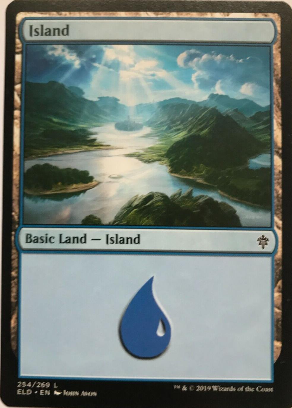 Island (254) - Throne Of Eldraine - MTG