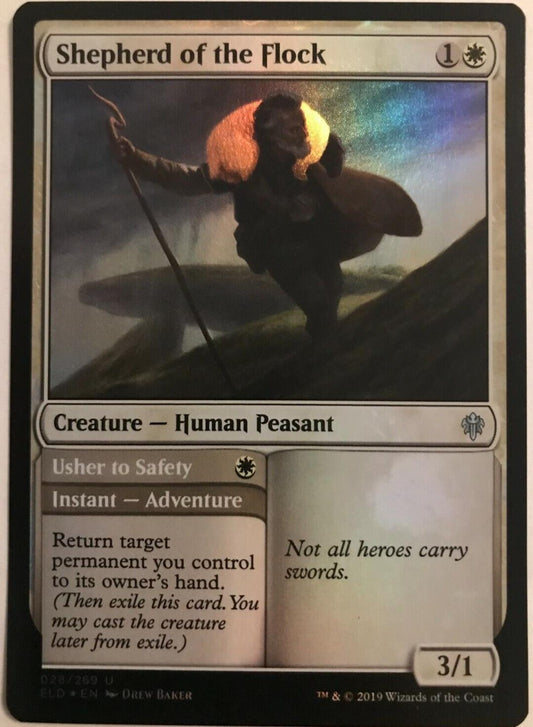 Shepherd Of The Flock - Foil - Throne Of Eldraine  - MTG