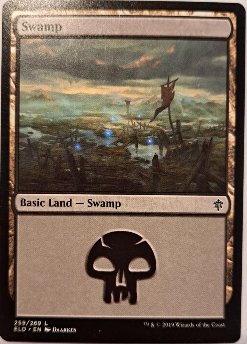 Swamp (259) - Throne Of Eldraine - MTG