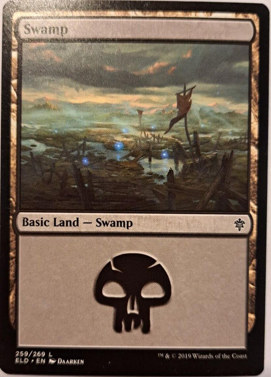 Swamp (259) - Throne Of Eldraine - MTG