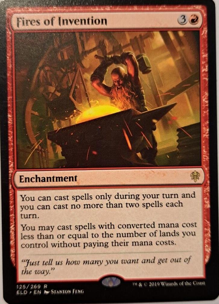Fires of Invention - Throne Of Eldraine - MTG