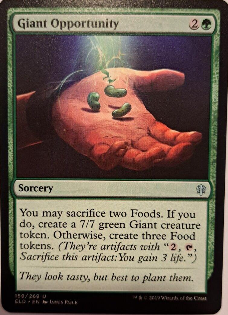 Giant Opportunity - Throne Of Eldraine - MTG
