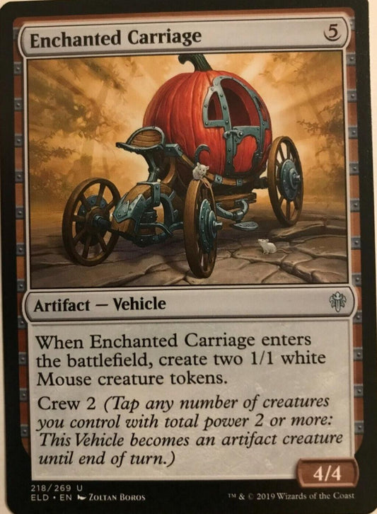 Enchanted Carriage - Throne Of Eldraine  - MTG