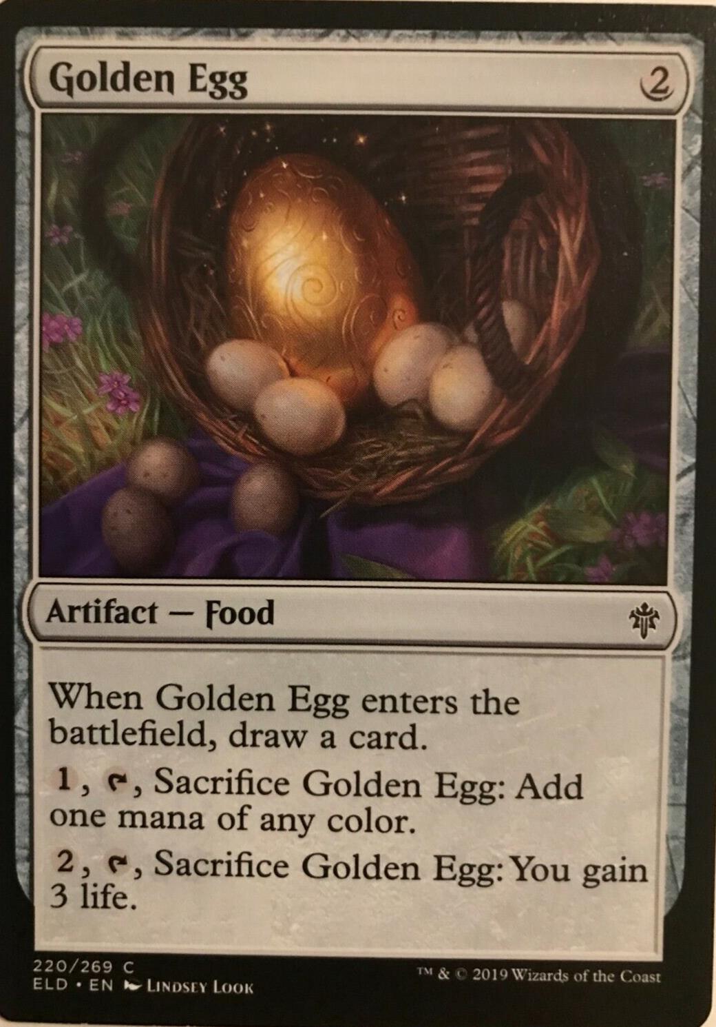 Golden Egg - Throne Of Eldraine  - MTG