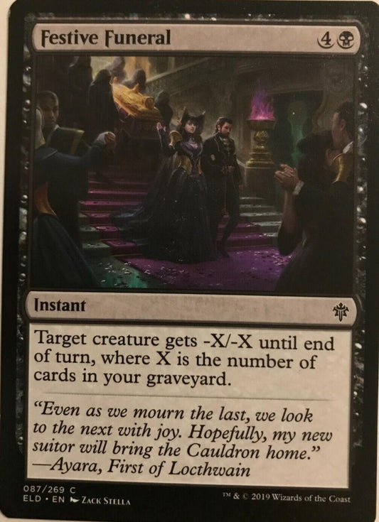 Festive Funeral - Throne Of Eldraine  - MTG