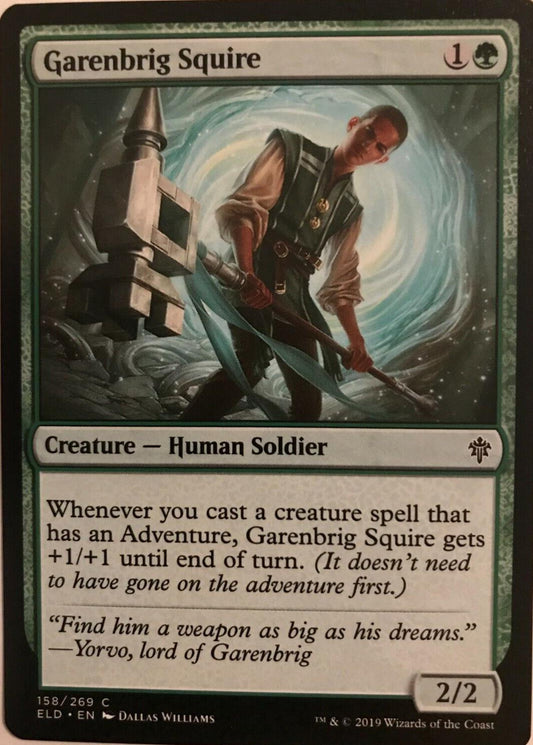 Garenbrig Squire - Throne Of Eldraine  - MTG