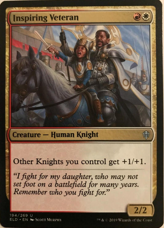 Inspiring Veteran - Throne Of Eldraine  - MTG