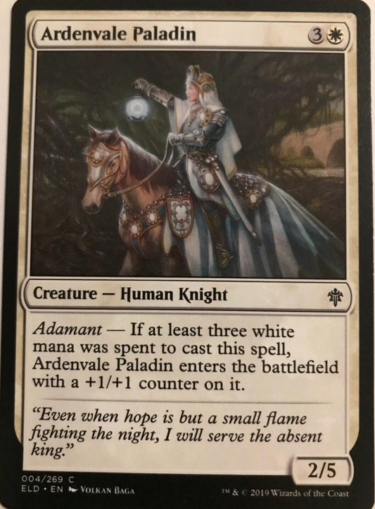 Ardenvale Paladin - Throne Of Eldraine  - MTG