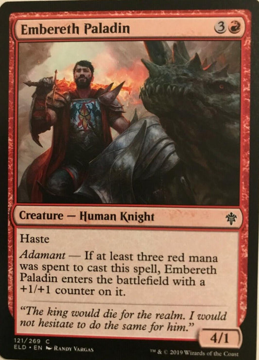 Embereth Paladin - Throne Of Eldraine  - MTG