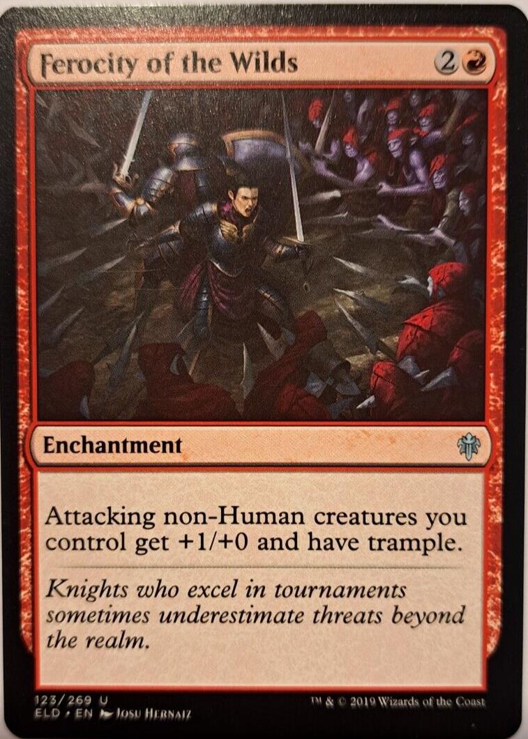 Ferocity of the Wilds - Throne Of Eldraine - MTG