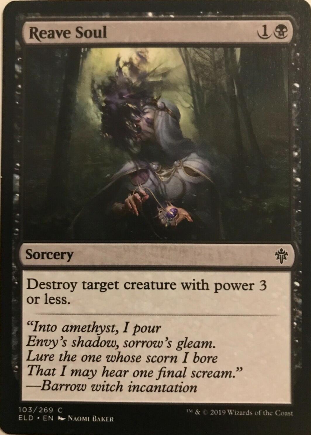 Reave Soul - Throne Of Eldraine  - MTG