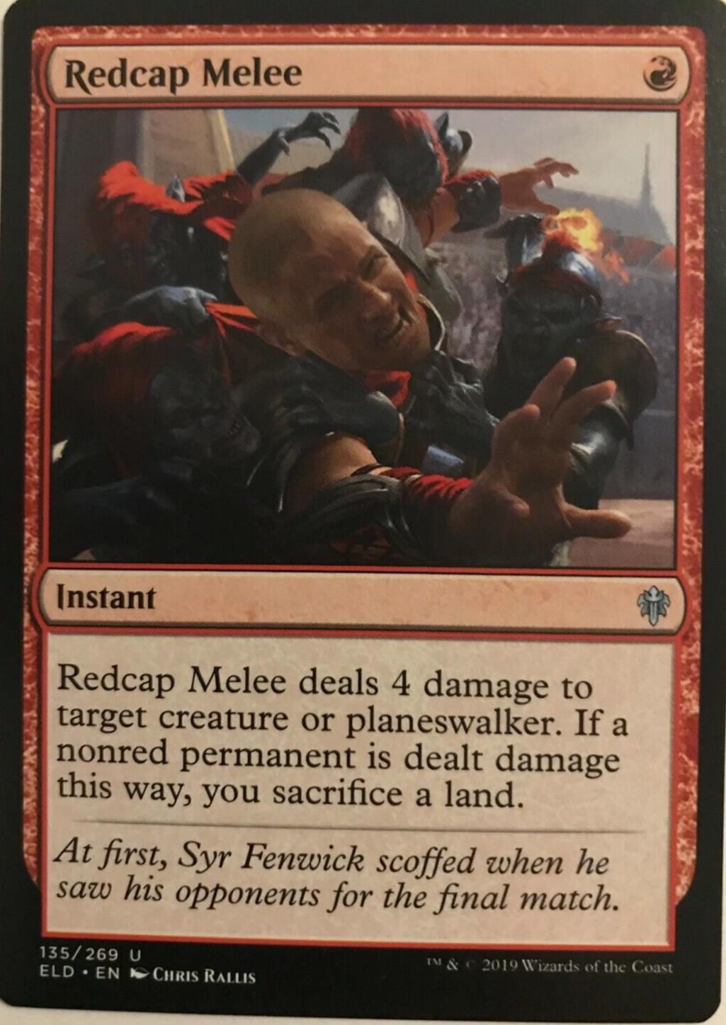 Redcap Melee - Throne Of Eldraine - MTG