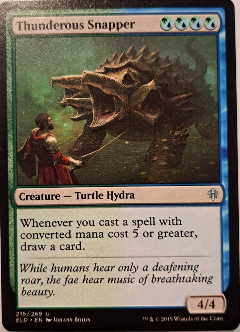Thunderous Snapper - Throne Of Eldraine - MTG