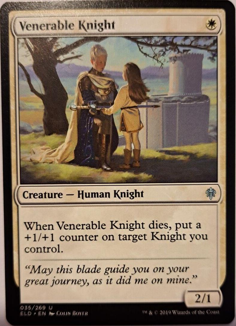 Venerable Knight - Throne Of Eldraine - MTG