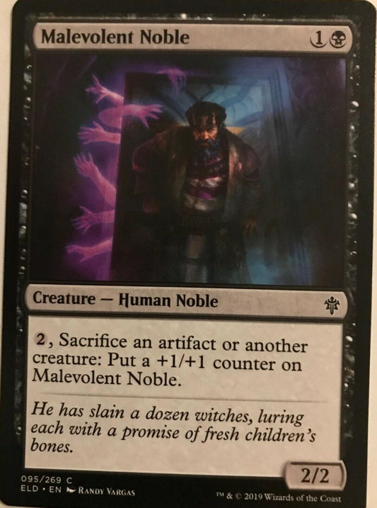 Malevolent Noble - Throne Of Eldraine - MTG