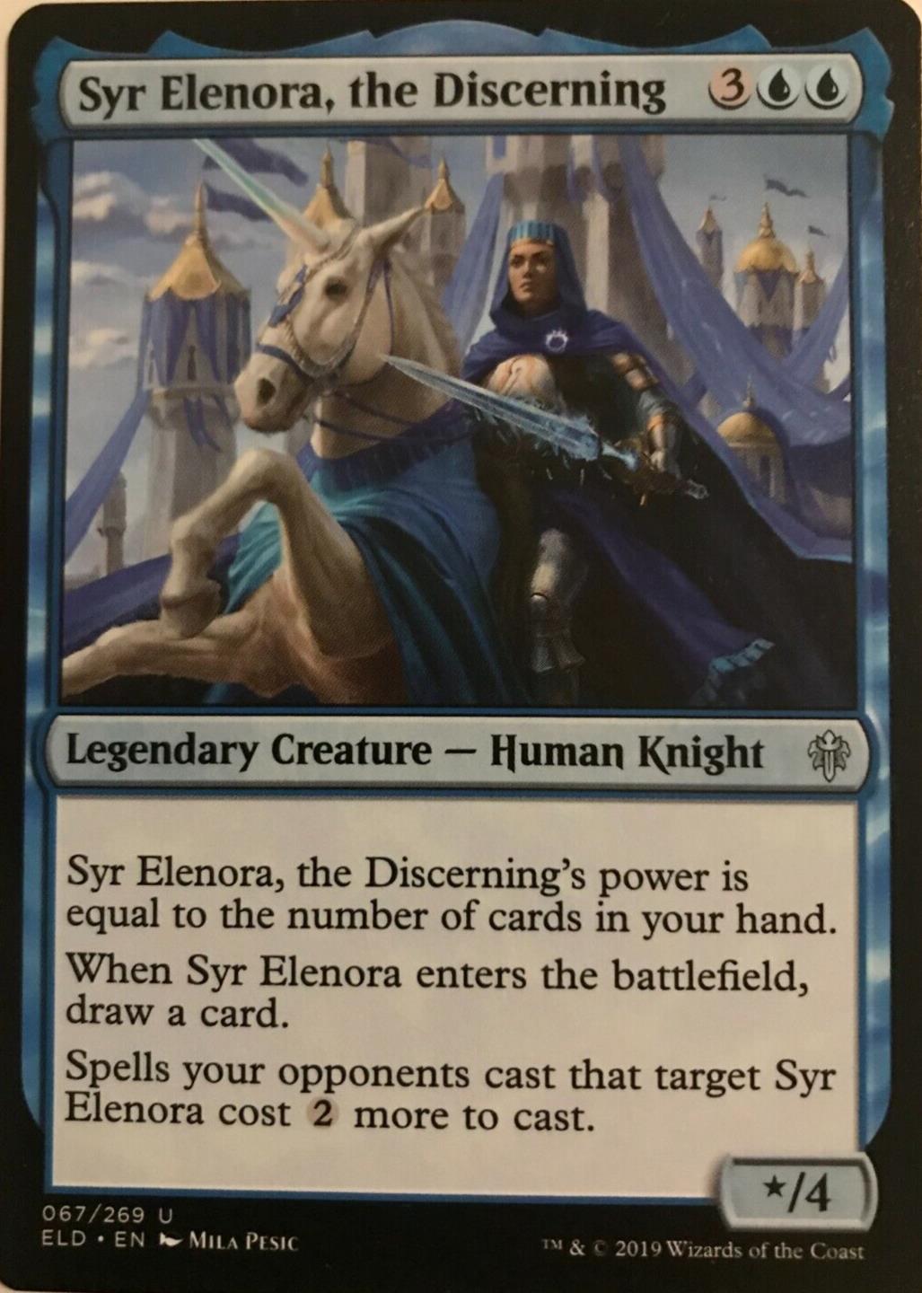 Syr Elenora, The Discerning - Throne Of Eldraine  - MTG