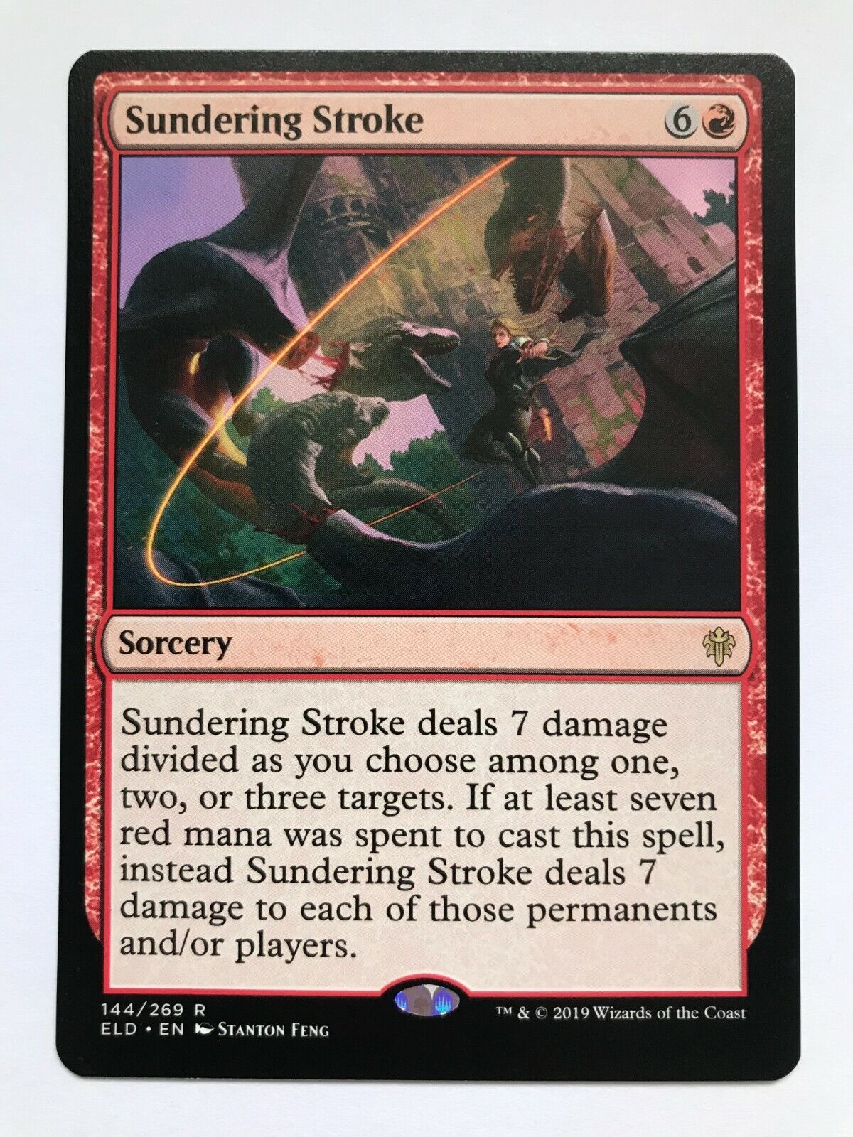 Sundering Stroke - Throne Of Eldraine - MTG