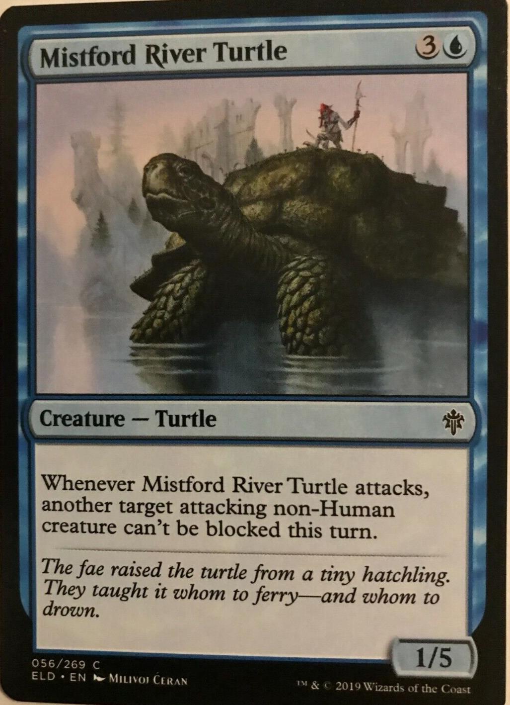 Mistford River Turtle - Throne Of Eldraine  - MTG
