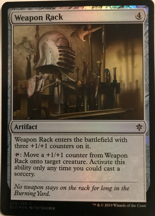 Weapon Rack - Foil - Throne Of Eldraine - MTG