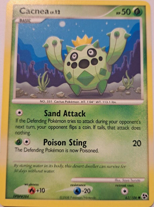 Cacnea Lv.12 - 62/106 - Common - Pokemon Great Encounters