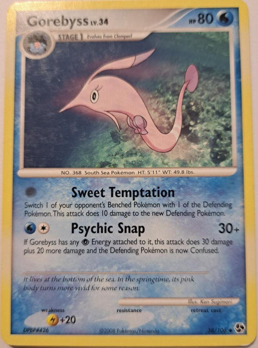 Gorebyss Lv.34 - 38/106 - Uncommon - Pokemon Great Encounters