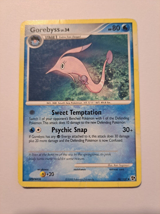 Gorebyss Lv.34 - 38/106 - Uncommon - Pokemon Great Encounters - Light Play