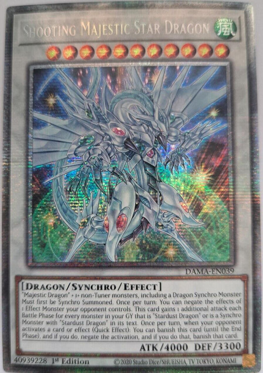 Shooting Majestic Star Dragon - DAMA-EN039 - Starlight Rare - YuGiOh