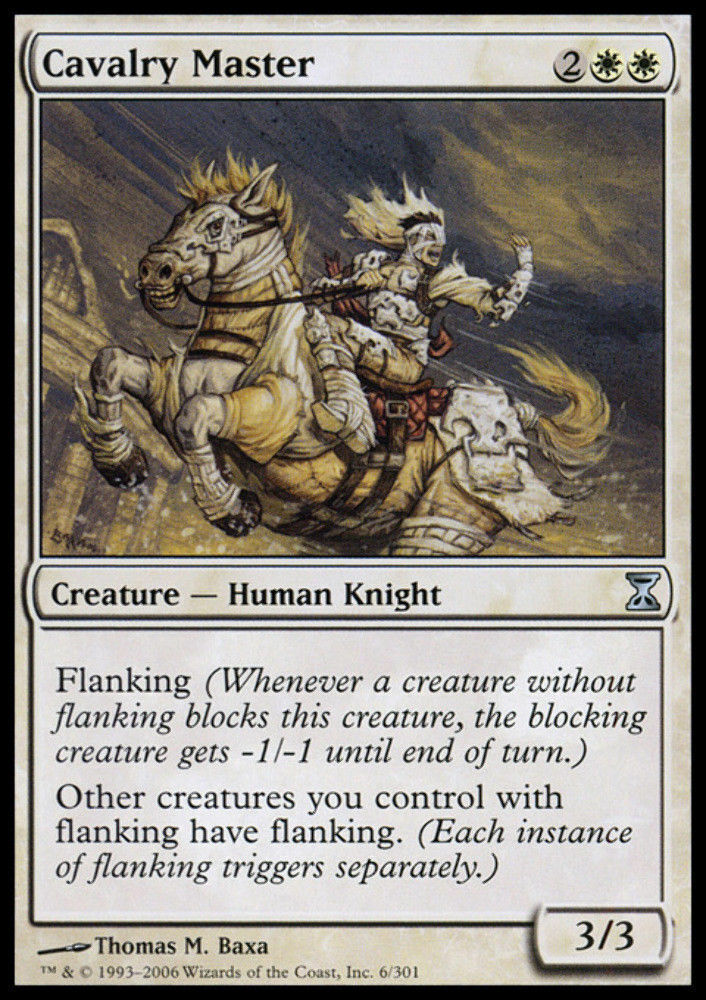 Cavalry Master - Time Spiral - MTG