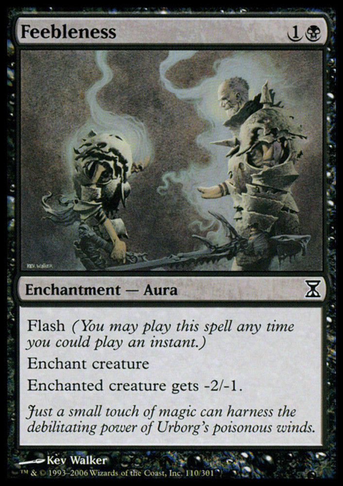 Feebleness - Time Spiral - MTG