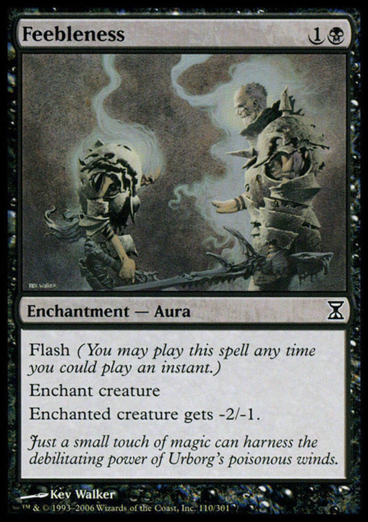 Feebleness - Time Spiral - MTG
