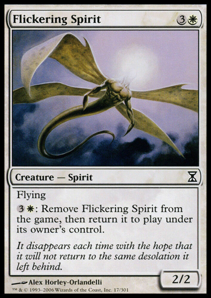 Flickering Spirit - Time Spiral - MTG