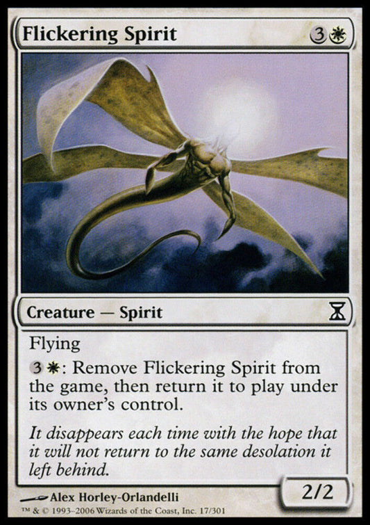 Flickering Spirit - Time Spiral - MTG