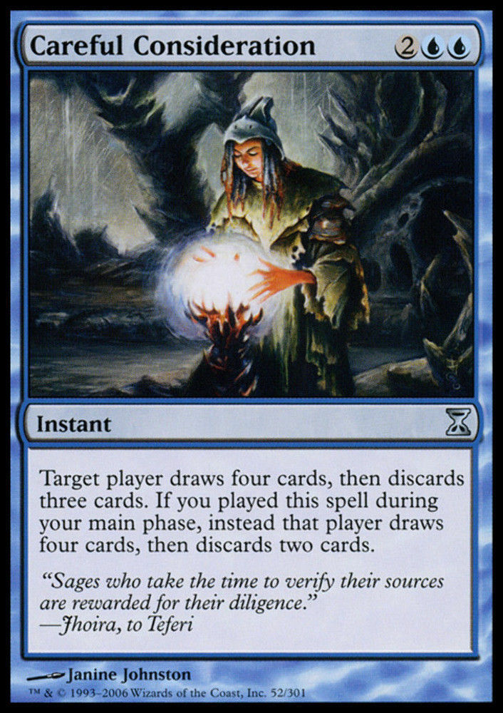 Careful Consideration - Time Spiral - MTG