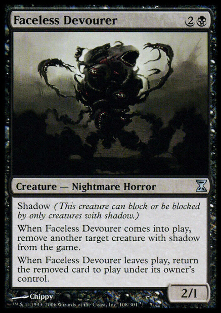 Faceless Devourer - Time Spiral - MTG